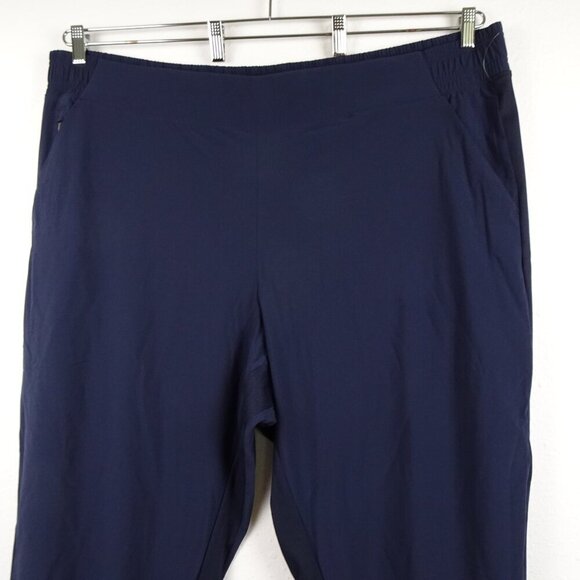 Athleta Brooklyn Jogger Pants Women's Plus Size 26 Blue Stretch Activewear NEW - Picture 2 of 9